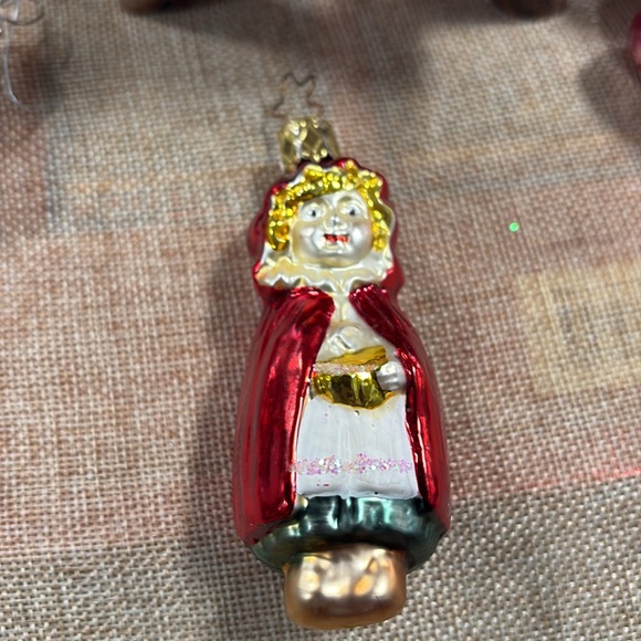 Vintage Inge Glas Little Red Riding Hood Christmas Ornament Germany - Picture 3 of 3